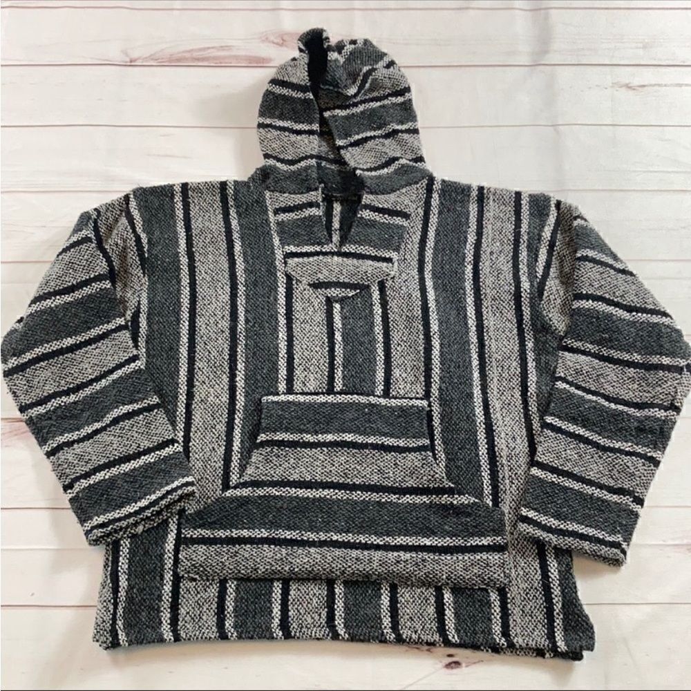 Baja Mexican Style Poncho 